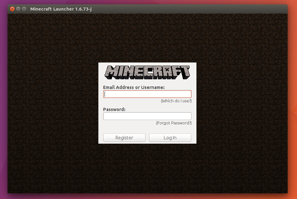 Включите Minecraft в Ubuntu