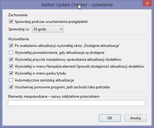 Addon Update Checker - проверка обновлений для Firefox