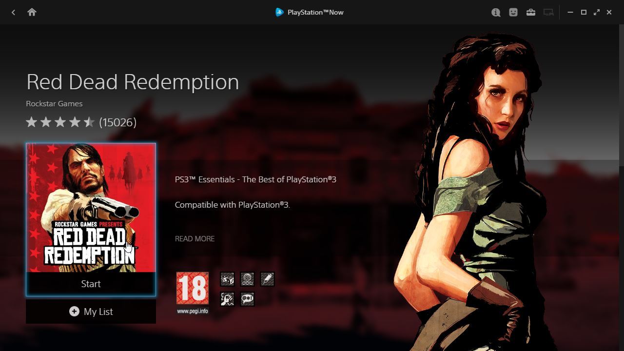 Playstation Now - запуск Red Dead Redemption на ПК