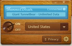 Tunnelbear - конфигурация программы