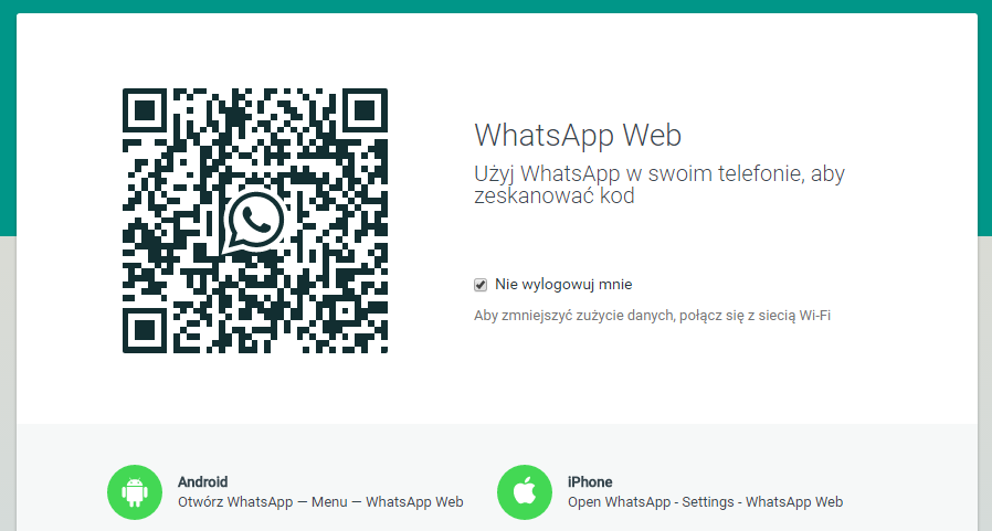 Web-интерфейс Whatsapp