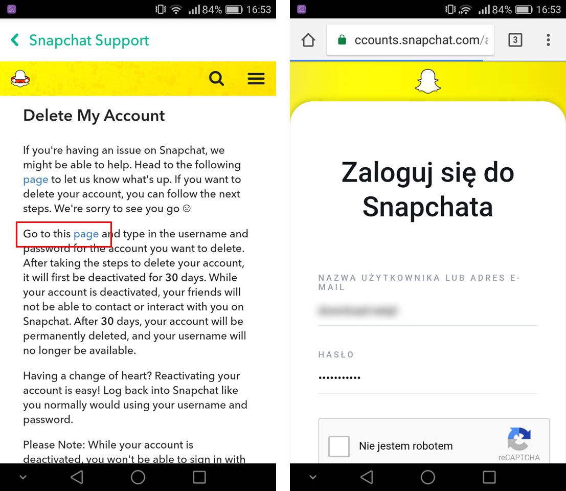 Deutsch snapchat support Download Snapchat