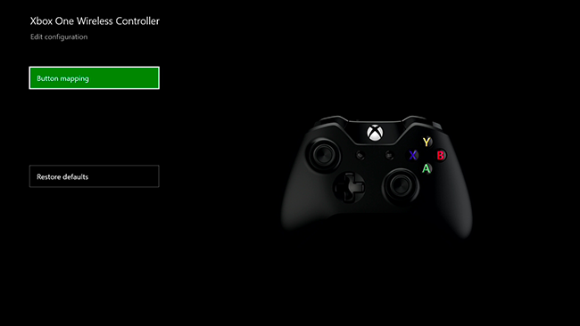 Настройки находятся на Xbox One
