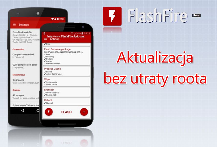 FlashFire - обновление Android без потери корня