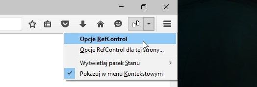 Firefox - переход на опцию RefControl