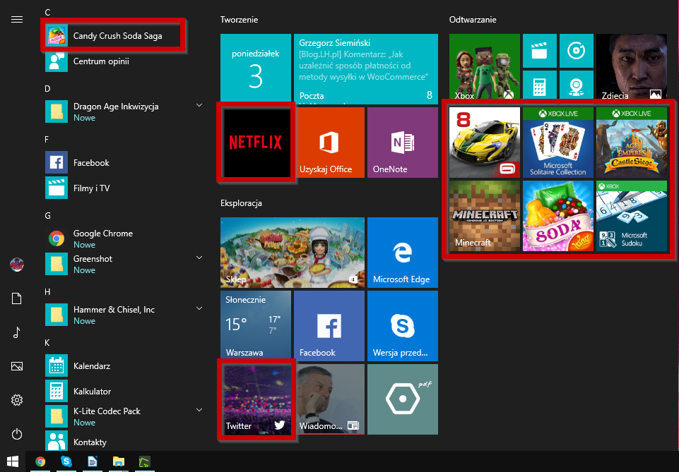 Удаление нежелательных приложений в Windows 10