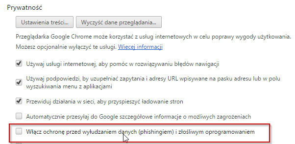 Блокировка страницы в Chrome