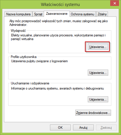 Свойства системы Windows