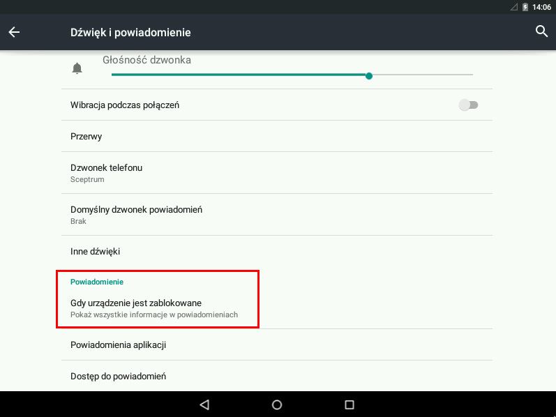 Настройки уведомлений на Android 5.0