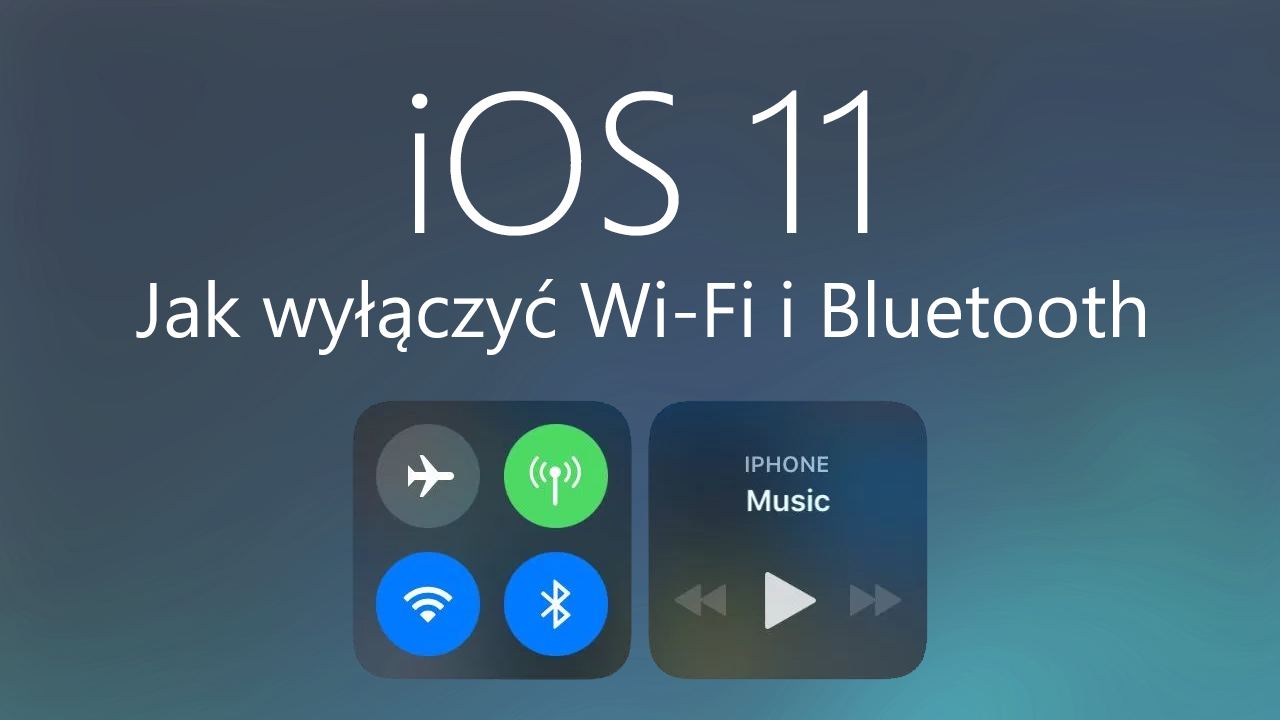 Отключение Wi-Fi и Bluetooth на iOS 11