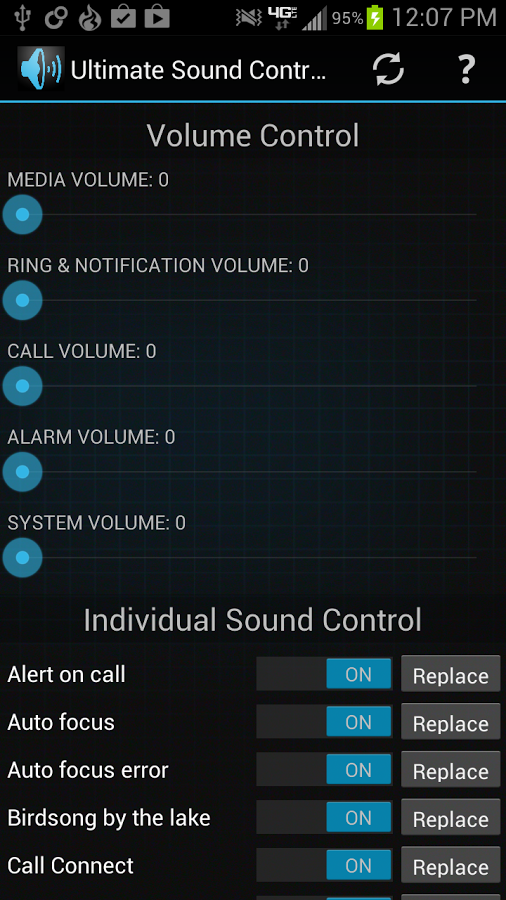 Ultimate Sound Control - звуковой контроль на Android
