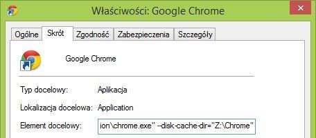 RAMDisk - подключение к браузеру Chrome