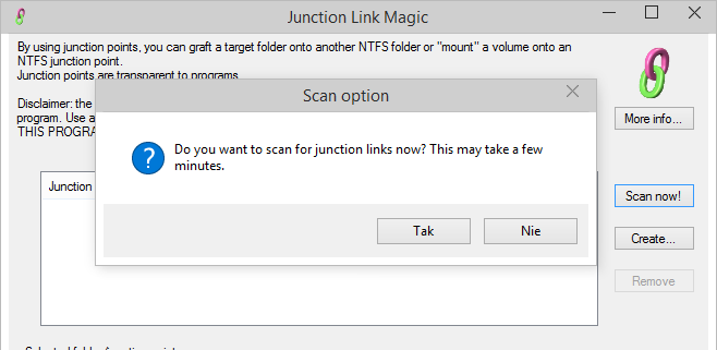 Первый запуск Junction Link Magic