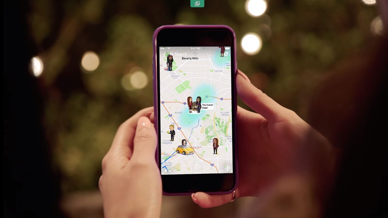 Snapchat - как использовать Snap Map и поделиться местоположением