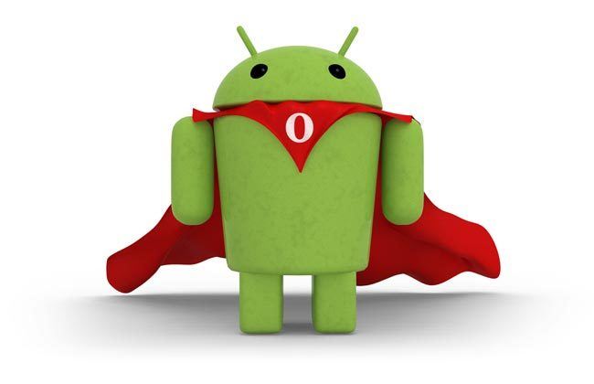 Opera 32 - создание ярлыков на экране Android