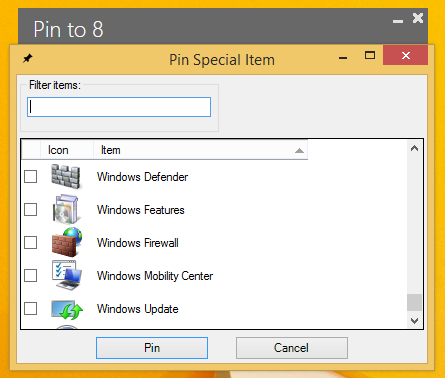 Pin для 8-пиннинговых системных функций