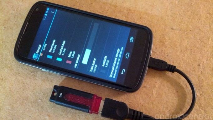 Подключение пэндрива'a kablem USB do Androida