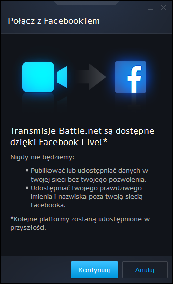 Войдите в Facebook на Battle.net