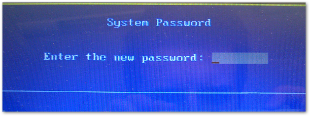 Установка пароля в BIOS