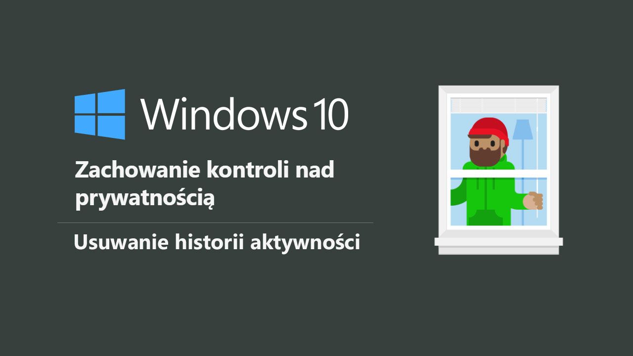 Удаление истории действий в Windows 10