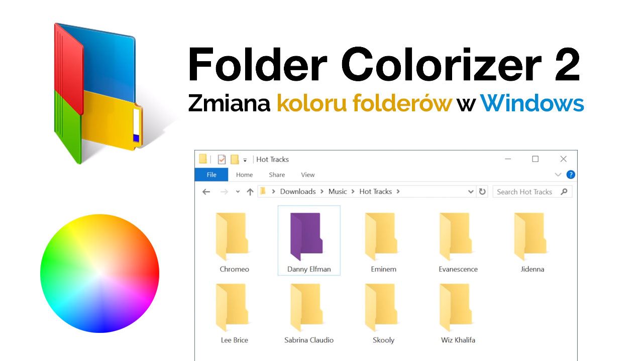 Как изменить цвета папок в Windows 10
