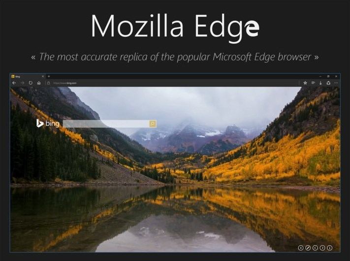 Mozilla Edge - Firefox с интерфейсом Edge