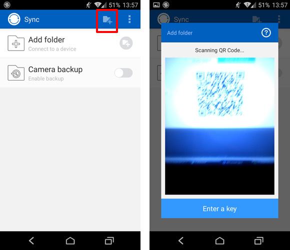 Сканирование QR-кода и прикрепление к папке на Android