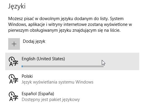 Добавить английский в Windows 10