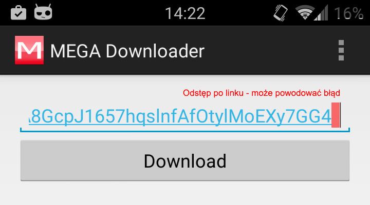 MEGA Downloader - связывание