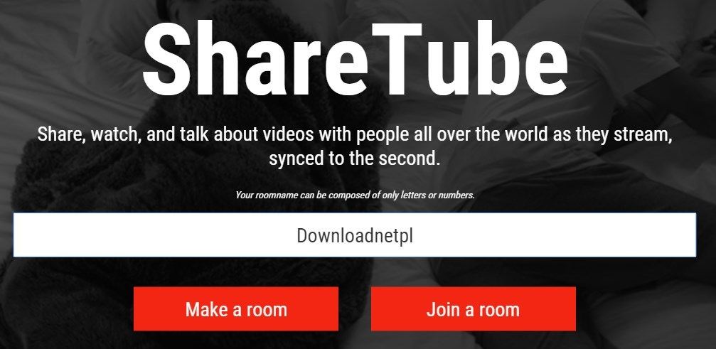 ShareTube - главная страница