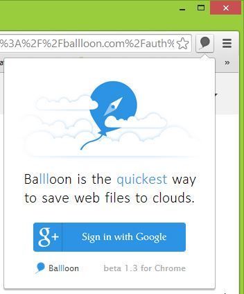 Ballloon - первый вход с помощью аккаунта Google