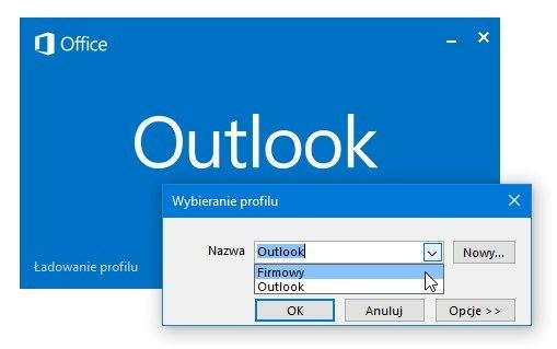 Отдельные профили в Outlook - выбор при каждом запуске