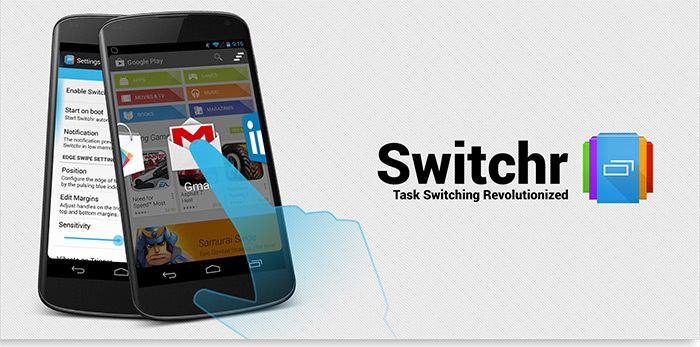 Switchr - простое переключение между приложениями на Android