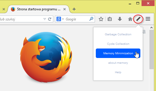 Свободная память для Firefox в Windows