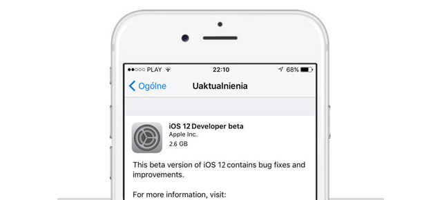 Установите обновление на iOS 12