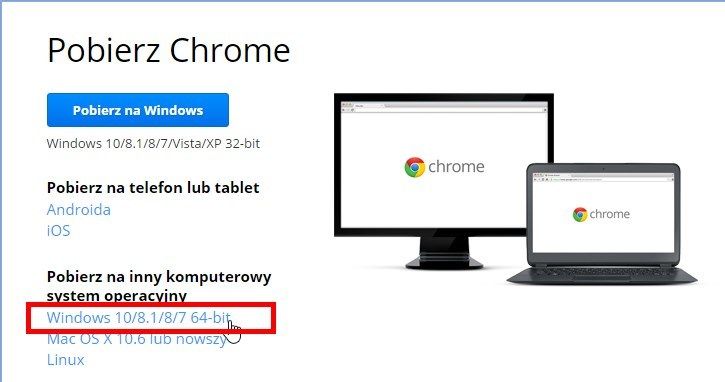 Выбор версии Chrome