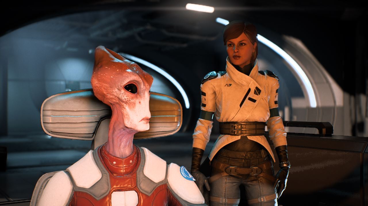 Mass Effect Андромеда с модемом в снаряжении для Райдера