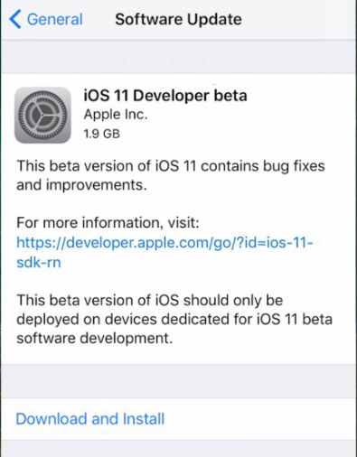 Скачать iOS 11 Beta
