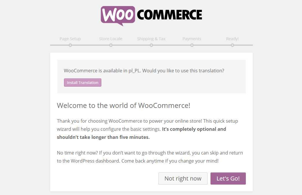 Локализация WooCommerce