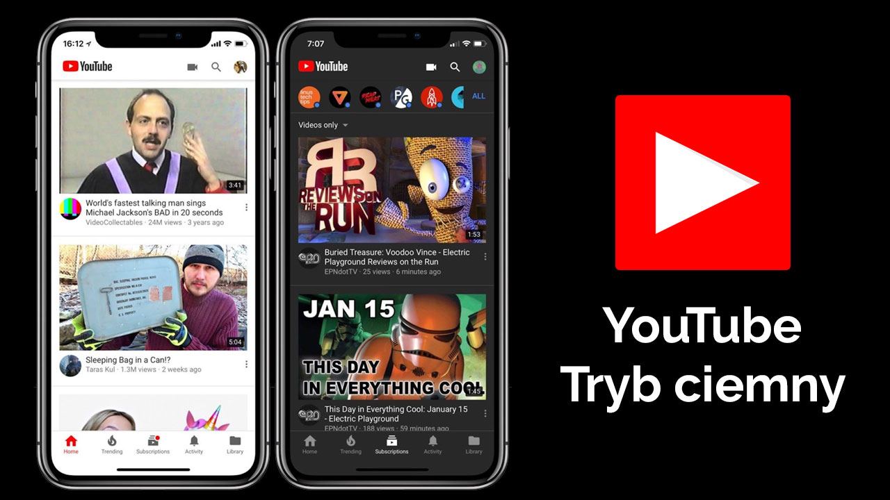 YouTube - как включить темный режим в приложении на Android и iOS