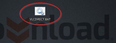 VLCDirect.bat - сценарий запуска VLC