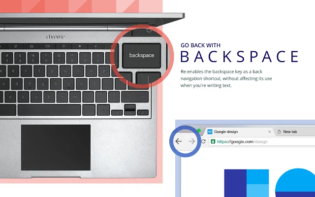 Как восстановить страницы отмены с помощью кнопки Backspace в Chrome