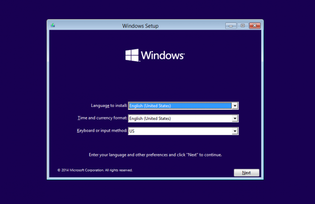 Настройки языка в Windows 10 Technical Preview