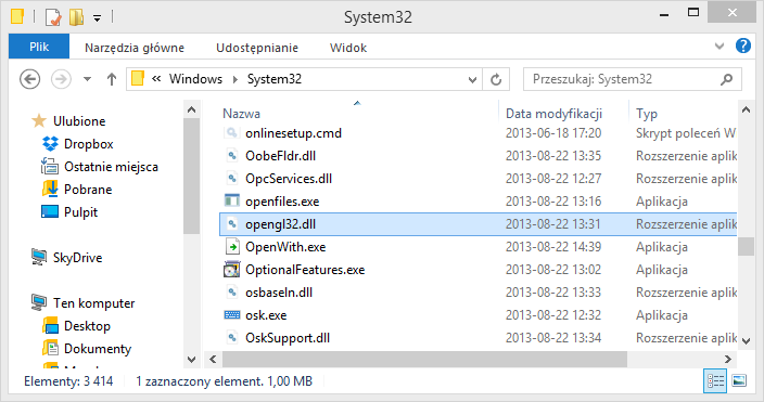 Исходный файл opengl32.dll