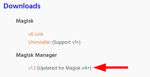 Загрузка Magisk Manager