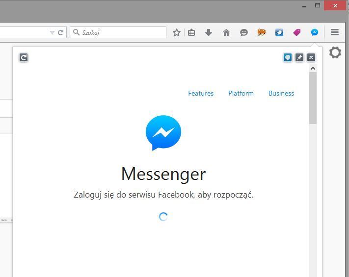 Facebook Messenger в Firefox