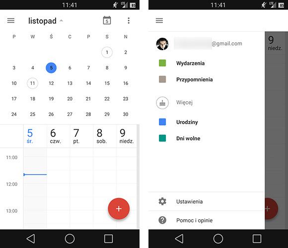 Выбор дня в календаре Google