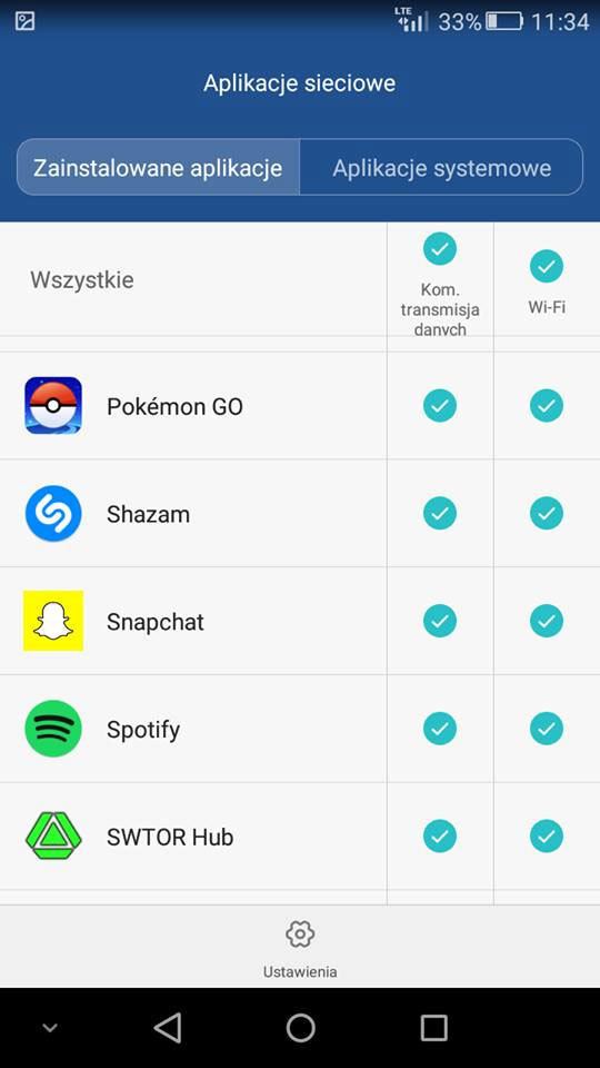 Pokemon GO - убедитесь, что приложение имеет доступ к сети