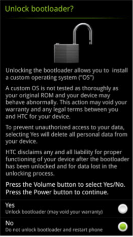 Разблокировка загрузчика на HTC