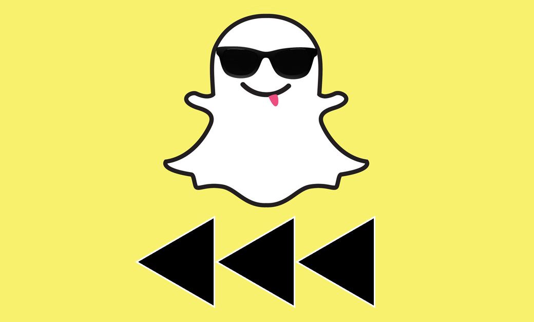 Snapchat - запись фильмов со спины